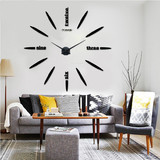 火箭风格简约超大尺寸挂钟客厅时尚艺术挂表DIY个性时钟创意钟表