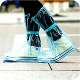 雨防水鞋套男女中高筒雨靴套加厚防滑鞋套儿童雨天雨鞋套秋冬季防