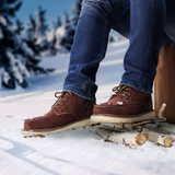 2015冬季撞色雪地靴短筒真皮男士棉鞋加绒男鞋防水短靴保暖男靴子