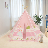 爱升婴童 3-7岁小女孩棉布芭蕾儿童帐篷室内宝宝游戏屋 公主帐篷
