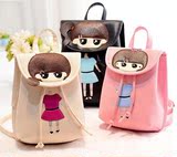 儿童公主女童时尚女孩卡通双肩包旅行包小学生韩版中大童可爱包包