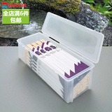 日本进口 SANADA 厨房塑料筷子收纳盒 餐具盒卫生翻盖筷架 面条盒