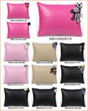 韩国时尚车用护颈枕创意可爱卡通记忆棉汽车颈枕头枕夏腰靠枕套装