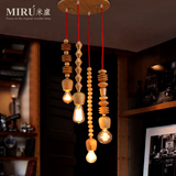 [米盧灯饰]loft复古咖啡馆服装店个性创意装饰餐厅吧台前台吊灯