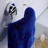 浴室卫生间强力无痕真空吸盘式不锈钢环形手巾架挂毛巾挂架毛巾环