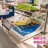IKEA无锡宜家代购米隆加长床婴儿儿童床框架伸缩床铁艺床特价正品