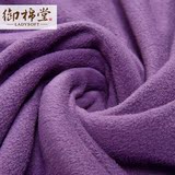 毛毯单人羊羔绒午睡毯子加厚双层盖毯摇粒绒空调毯冬季御棉堂纯色