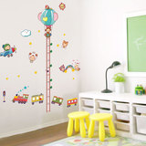墙壁贴纸热气球身高贴墙贴卧室客厅房间装饰儿童房壁贴纸卡通贴纸