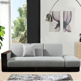 宜家小户型多功能布艺沙发床可拆洗沙发可折叠带储物皮艺客厅沙发