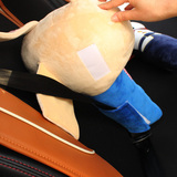 儿童汽车安全带护肩套睡觉头靠头枕宝宝抱枕安全带套护套韩版卡通