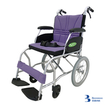 中进手推轮椅车小轮 NA-457A 折叠轻便 旅游轮椅 便携zk