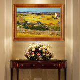 印花十字绣客厅大幅新款卧室风景梵高油画十字绣系列世界名画丰收