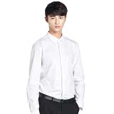 GXG男装 衬衫男2016 韩版长袖衬衫男全棉白色时尚衬衫#53103033 ?