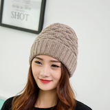 韩版潮毛线帽冬季女妈妈包头帽秋季保暖中老年针织月子帽套头帽子