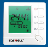 森威尔 SAS803WHL-7 地暖温控器（水采暖 壁挂炉 电动阀/执行器）