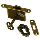 仿古古典锁家具锁古典抽屉锁青古铜柜子锁橱柜锁老式箱包锁复古锁