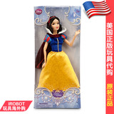 代购正版迪士尼娃娃Snow White白雪公主娃娃套装礼盒儿童玩具