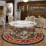 土耳其波斯美式英伦复古现代简约圆形地毯 客厅茶几卧室床边地毯