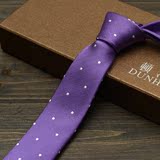 包邮 韩式小领带 结婚男女学生休闲紫色细5CM新郎领带男韩版潮窄