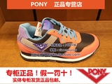 PONY女鞋新品运动鞋SWEEP拼色复古休闲鞋跑步鞋53W1SW03BK/CR