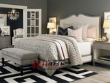 外贸原单欧洲出口维多利亚风格风格实木家具小户型卧室软包实木床