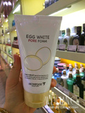 韩国代购 SKIN FOOD 白鸡蛋清洁收缩毛孔紧致美白洗面奶150ML