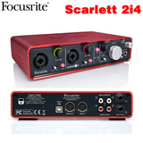 Focusrite Scarlett 2i4 2进4出 USB音频接口 录音编曲 专业声卡