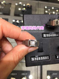 香港代购周大福专柜正品18K白金钻石戒指  简单大方 男款钻戒