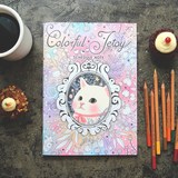 正品Jetoy韩国文具创意可爱猫咪万年历记事日程本可DIY涂色笔记本
