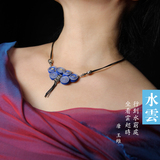 中国特色饰品中国风祥云项链复古传统手工中国结原创设计女士礼品