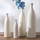 陶瓷创意花瓶家居饰品工艺摆件客厅新房装饰白色花器现代简约花插
