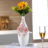 视柜摆件装饰品展厅摆设欧式插花花瓶陶瓷工艺品家居客厅壁柜电