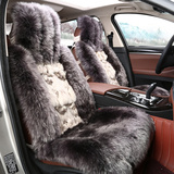 吉洋祥新款冬季狐狸毛羊毛汽车坐垫RX350LX570沃尔沃S90 XC60座垫