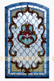 专业订制屏风隔断吊顶门窗 欧式蒂凡尼彩色教堂玻璃 彩绘艺术镶嵌