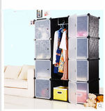 时尚环保 塑料组合衣柜 折叠衣橱 diy魔片 创意组装衣柜儿童柜子