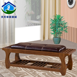 榆木床尾凳实木床尾凳床头凳储物凳长凳现代床前凳换鞋凳实木家具