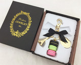 美美哒马卡龙钥匙扣圈生日礼品送朋友礼物创意礼物汽车钥匙链包邮