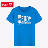 Baleno/班尼路男装 Teddy bear系列印花体恤 圆领纯棉薄款T恤短袖