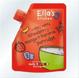 【现货】英国Ella's Kitchen艾拉厨房红色袋笀果/草莓有机米粉7M+