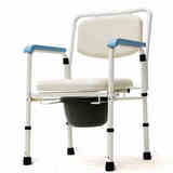旁恩老人软垫坐便椅折叠残疾人孕妇马桶椅加厚坐便器可调节椅子