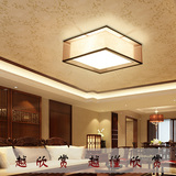 新中式吸顶灯卧室灯仿古灯具LED客厅灯美式特价欧式正方形饭厅灯