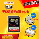 SanDisk闪迪 高速SD卡 95M 32g SDHC SD Class10 32g相机内存卡
