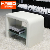 凯伊德 简约时尚现代风格皮艺床头柜 欧式创意个性简易储物柜斗柜