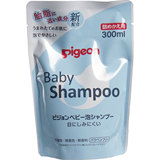 日本进口贝亲婴儿洗发水 宝宝儿童泡沫洗发露300ml 补充装