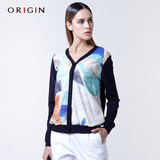 ORIGIN安瑞井品牌女装2016春季新品短外套原创英伦大码休闲上衣