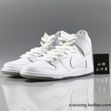 Nike SB Dunk High White Leather Ice 305050-113 白冰