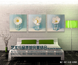 水杯花 客厅装饰画无框画沙发卧室床头中式壁画墙画田园素材挂画