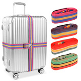 行李箱十字打包带 高品质超长超宽捆绑带 托运包加固带旅行箱用品