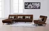 佛山家具厂家直销客厅布艺沙发转角组合现代家具多功能折叠沙发床