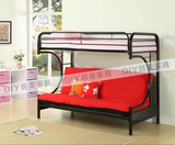欧式可折叠床成人多功能沙发白色双层高低床儿童子母床特价组合床
